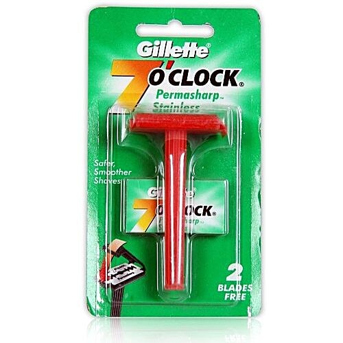 Gillette 7 O Click - Permasharp Stainless Blade, 1 pc Pouch 