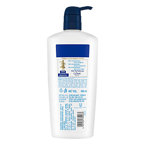 Clinic Plus Strong & Long Health Shampoo, 650 ml Bottle 