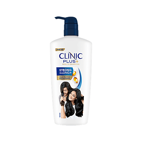 Clinic Plus Strong & Long Shampoo - With Milk Protein + Multivitamin, 650 ml  