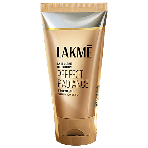 Lakme Perfect Radiance Brightening Facewash With 98% Pure Niacinamide Complex For Pigmentation, 50 g Tube