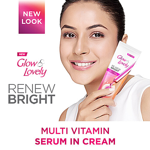Glow & Lovely Re-New Bright Multivitamin Serum In Cream, 25 g  
