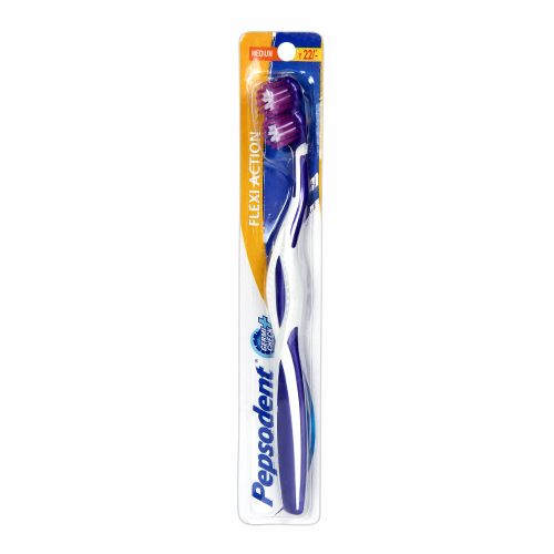 Pepsodent Germi Check Flexi Action Medium Toothbrush, 1 pc Pouch 
