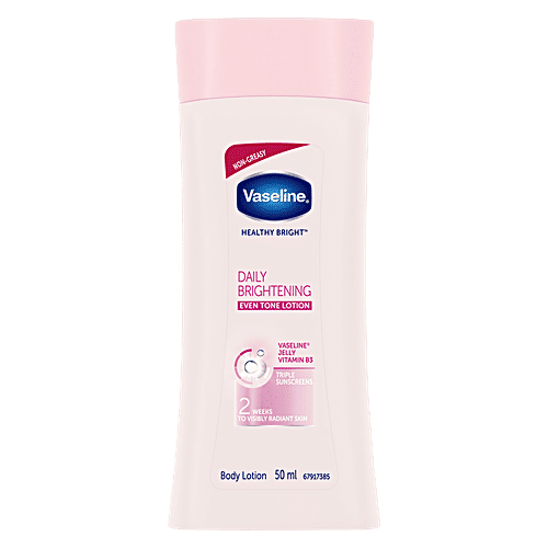 Vaseline Fairness Lotion - Healthy Bright Daily Brightening, 50 ml Bottle 