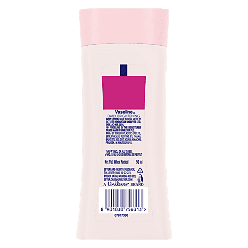 Vaseline Fairness Lotion - Healthy Bright Daily Brightening, 50 ml Bottle 