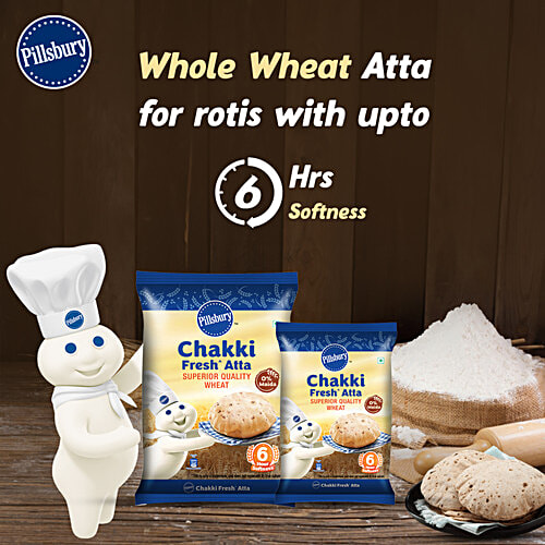 Pillsbury Atta/Gavhache Peeth - Chakki Fresh, 1 kg Pouch 