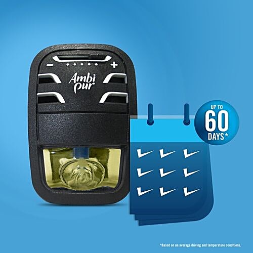 Ambipur Lavender Car Air Freshener - Refill, 7.5 ml Pouch Truly Removes Odours
 Leaves  Freshness