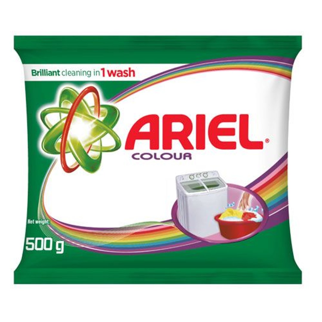 Buy Ariel Detergent Powder Colour Style 500 Gm Pouch Online At Best