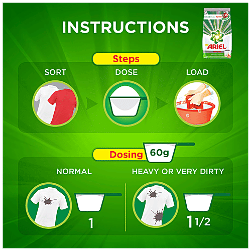 Ariel Complete Detergent Powder, 200 g  For Semi-Auto & Hand Wash