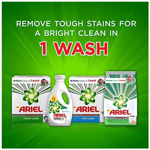 Ariel Complete Detergent Powder, 200 g  For Semi-Auto & Hand Wash