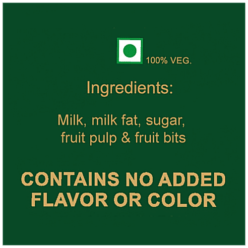 Hyperscoop Ice Cream - Custard Apple, Made With Purest Ingredients, Rich & Flavourful, 500 ml Tub 