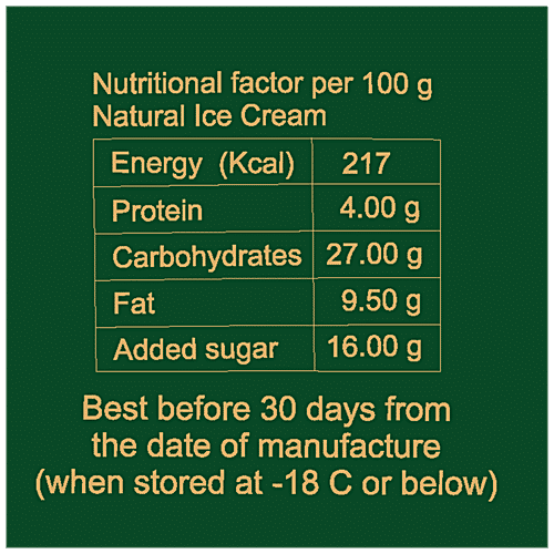 Hyperscoop Ice Cream - Dry Fruit Delight, Made With Purest Ingredients, Creamy Texture, 500 ml Tub 