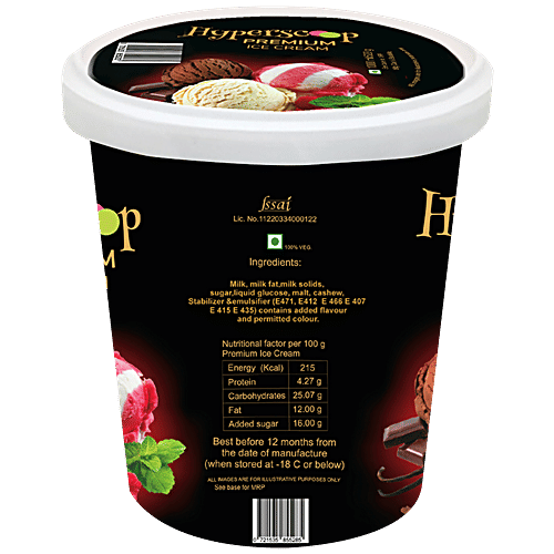 Buy Hyperscoop Ice Cream Spanish Delight, Made With Purest
