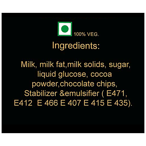 Hyperscoop Ice Cream - Chocochips, Made With Purest Ingredients, Creamy Texture, 500 ml Tub