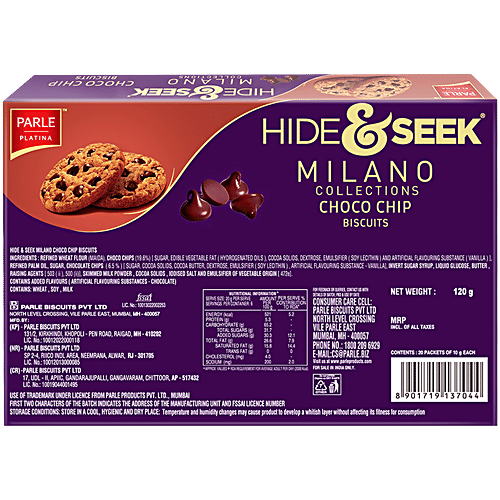 Milano Collections Chocolate Chip Biscuits, 120 g  
