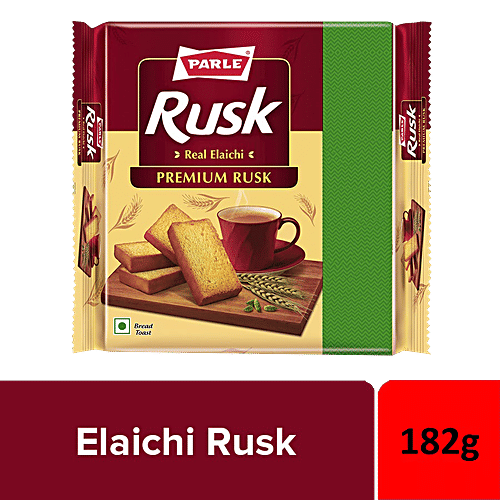 Parle Premium Rusk - Real Elaichi, 182 g  
