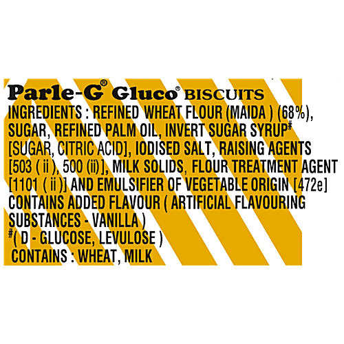 Parle G Original Gluco Biscuits, 45 g Zero Transfat