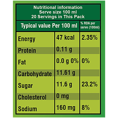 Bindu Jeera Fizz Masala Soda, 1 L Pet Bottle 