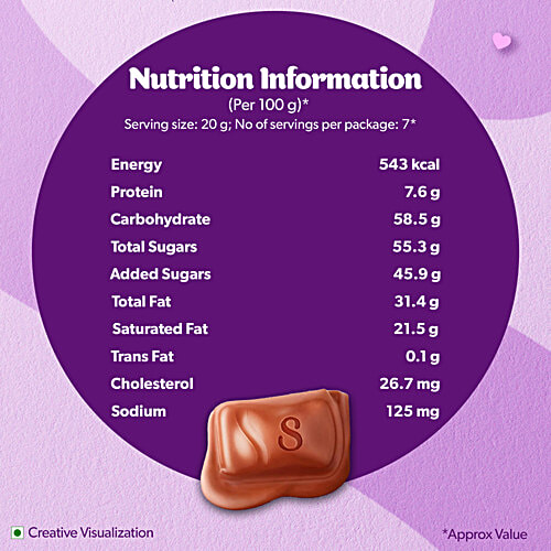 Cadbury Dairy Milk Silk Chocolate Bar, 144 g  