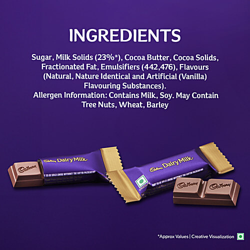 Cadbury Dairy Milk Mini Treats Chocolate Bars, 140 g (20x7 g) Sustainably Sourced Cocoa, Perfect for Gifting on Special Occasions