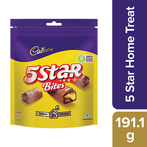 Buy Cadbury 5 Star Chocolate Home Pack 200 Gm Online At Best Price of