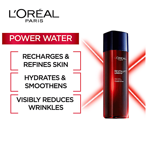 Loreal Paris Revitalift Laser X3 Power Water, 175 ml Bottle