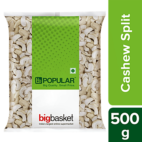 bb Popular Cashew/Kaju - Split, 500 g  