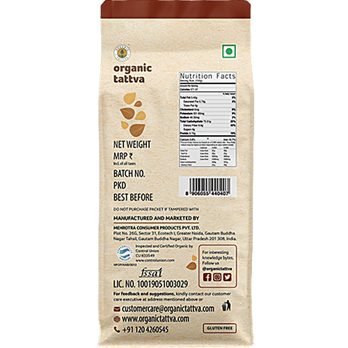 Organic Tattva Jowar Flour/Jonna Pindi, 500 g Pouch 