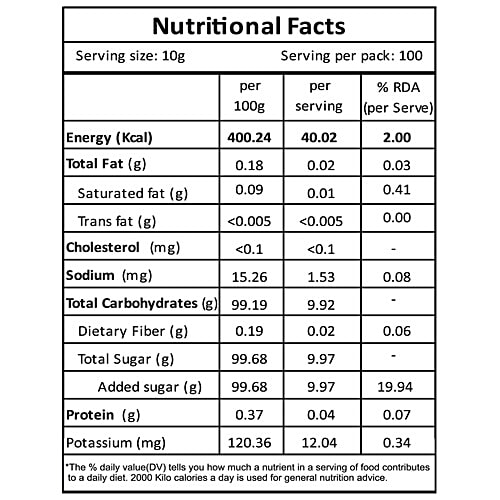 Organic Tattva Brown Sugar/Sakkare, 500 g Pouch