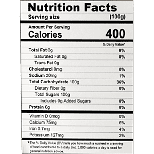 Organic Tattva Brown Sugar/Panchadara, 500 g Pouch 