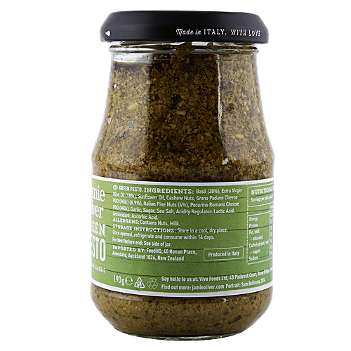 Buy Jamie Oliver Pesto Green 190 Gm Online At Best Price of Rs 475