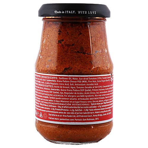 Buy Jamie Oliver Pesto Sun Dried Red Tomato 190 Gm Online At Best Price