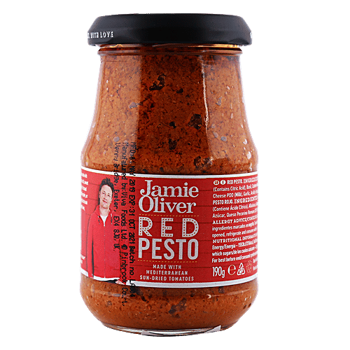 Buy Jamie Oliver Pesto Sun Dried Red Tomato 190 Gm Online At Best Price