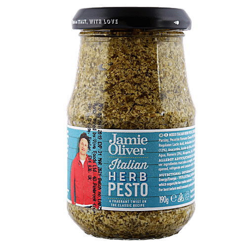 Buy Jamie Oliver Pesto Italian Herb 190 Gm Online at the Best Price of