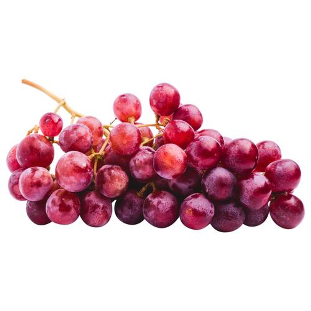 Fresho Grapes - Red Globe  Indian, 500 g 