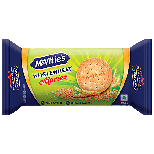 Buy Mcvities Marie Bisucits Whole Wheat 200 Gm Pouch Online At Best