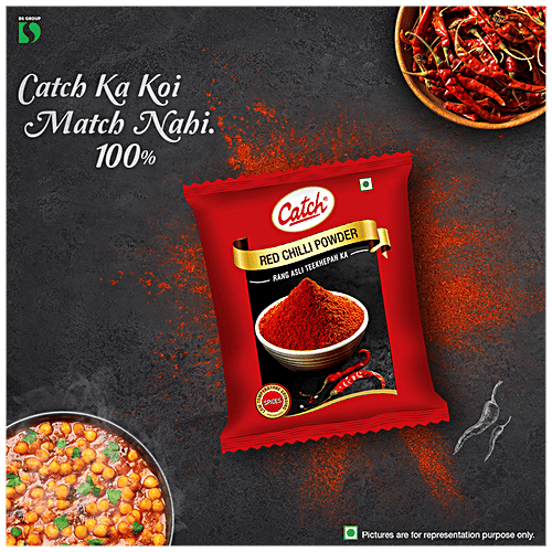 Catch Red Chilli Powder/Mirch Powder, 500 g Pouch 