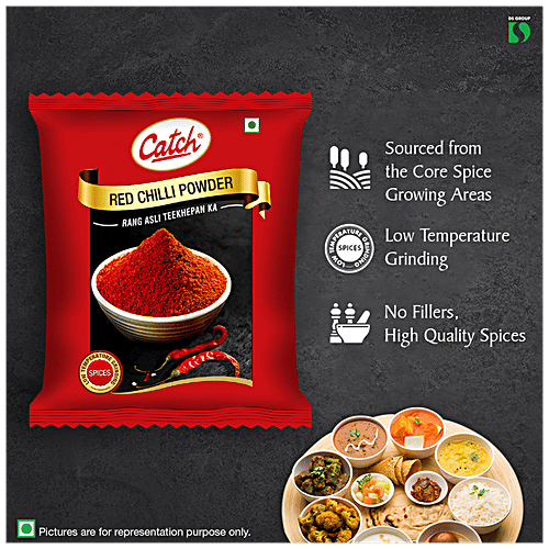 Catch Red Chilli Powder/Mirch Powder, 500 g Pouch 