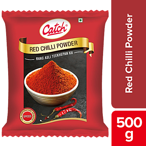 Catch Red Chilli Powder/Mirch Powder, 500 g Pouch 
