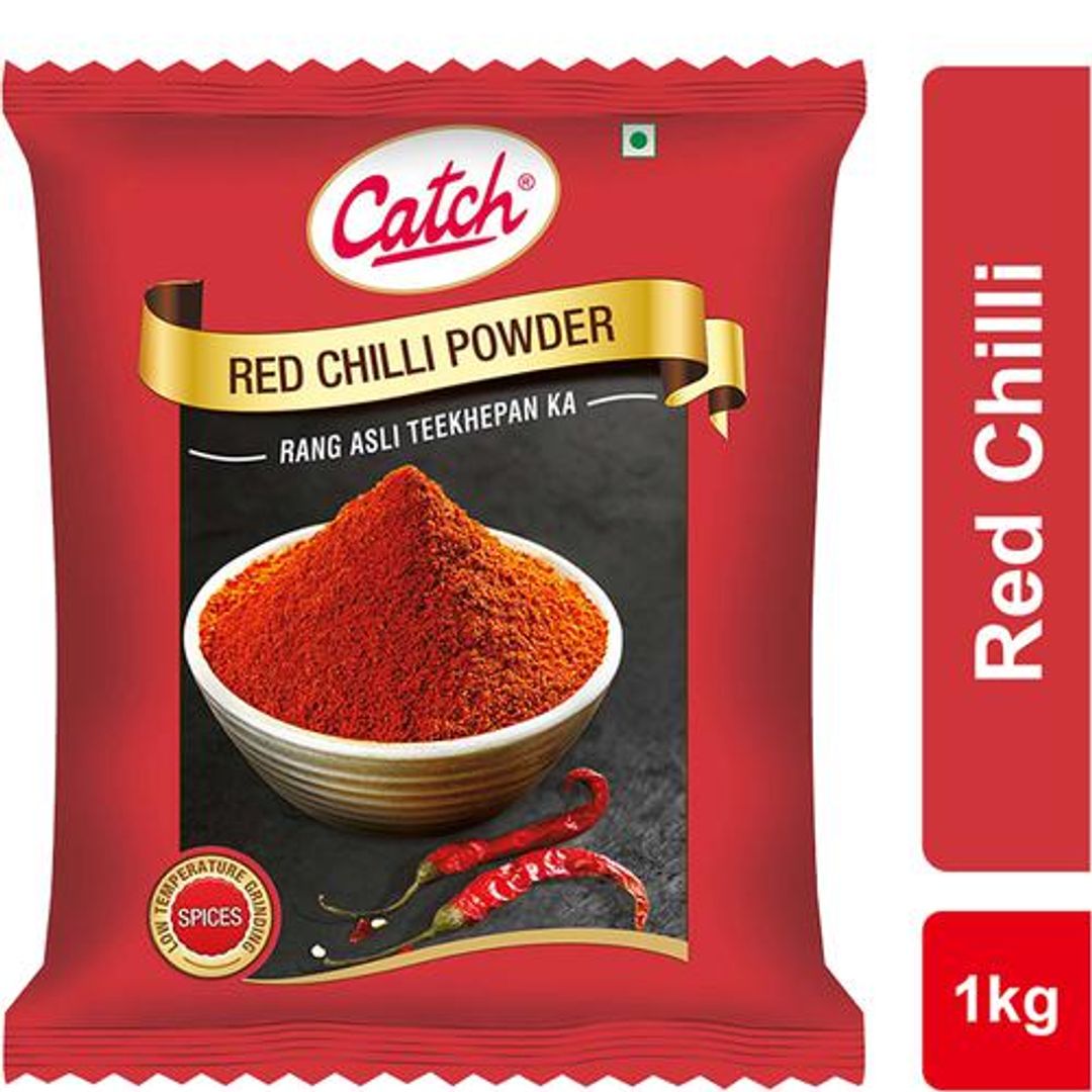 Catch Red Chilli Powder/Menasina Pudi, 1 kg Pouch