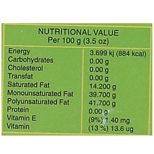 VVV   Oil - Sesame, 500 ml Bottle Zero Cholesterol, Zero Transfat