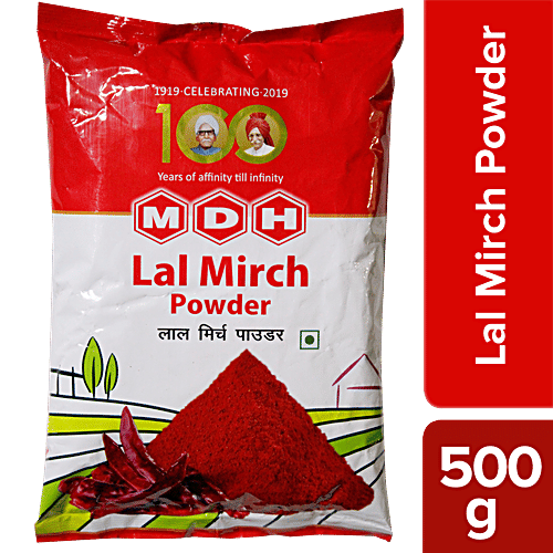 Mdh Powder - Lal Mirch, 500 g Pouch 