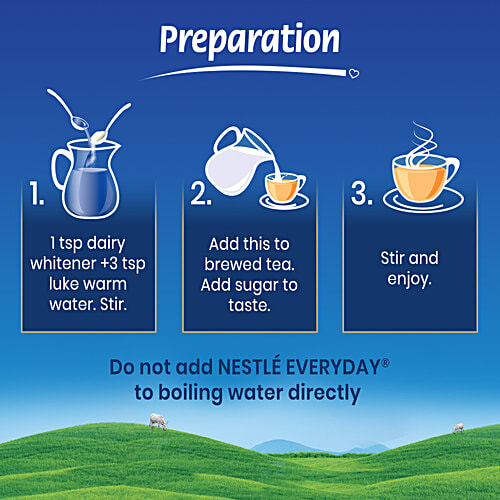 Nestle EveryDay Dairy Whitener, 15 g Medium Fat Dairy Whitener, Delivers Thick& Creamy Texture