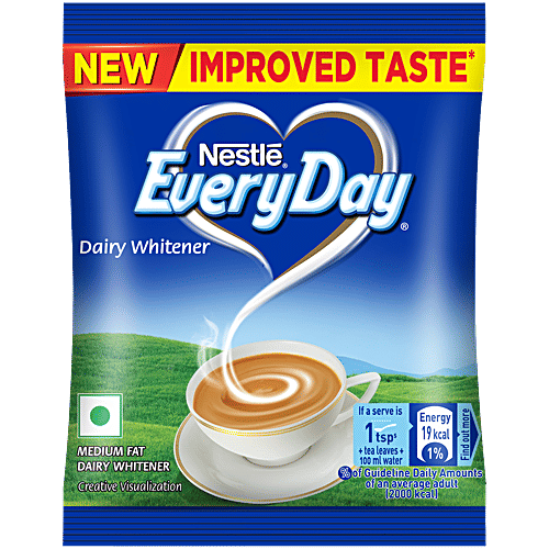Nestle EveryDay Dairy Whitener, 15 g Medium Fat Dairy Whitener, Delivers Thick& Creamy Texture