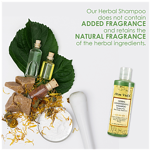 Aloe Veda Herbal Conditioning Shampoo, 200 ml  