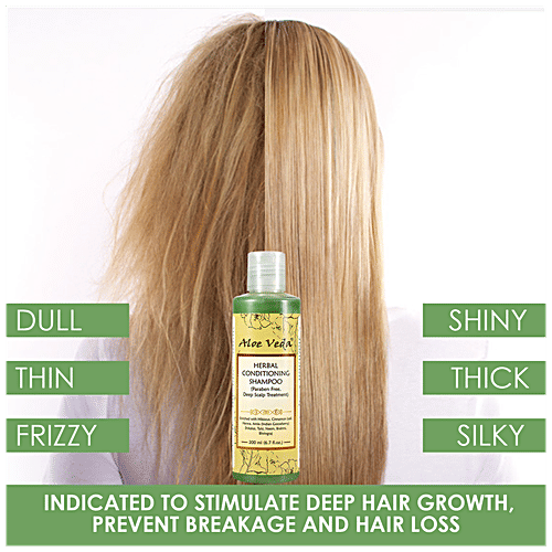 Aloe Veda Herbal Conditioning Shampoo, 200 ml  