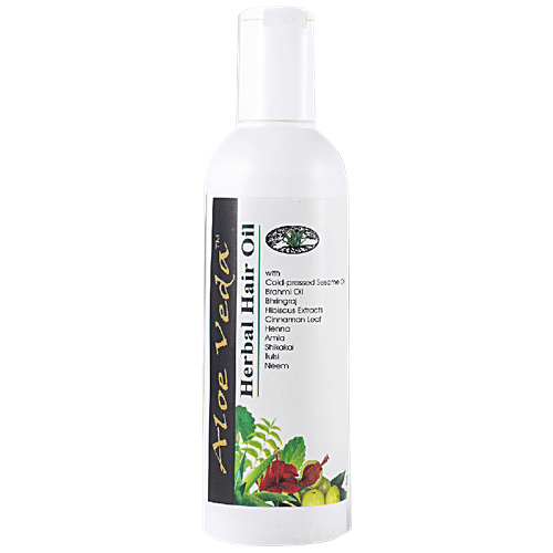 Aloe Veda Herbal Hair Oil, 200 ml  