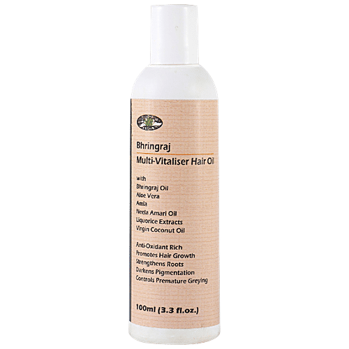 Aloe Veda Bhringraj Multi-Vitaliser Hair Oil, 100 ml  