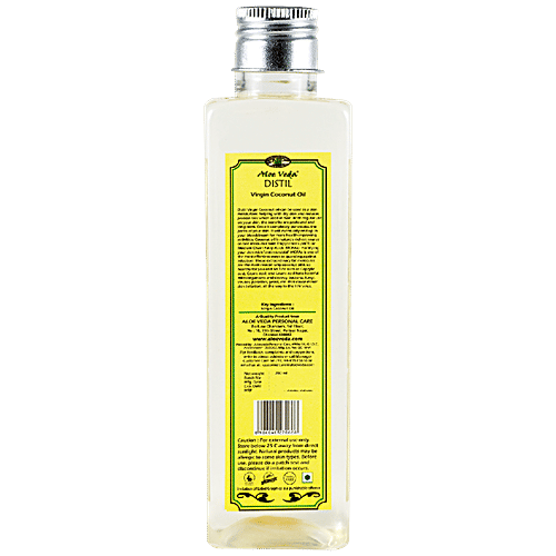 Aloe Veda Extra Virgin Coconut Massage Oil for Hair & Body, 200 ml  