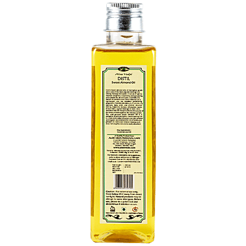 Aloe Veda Massage Oil - Sweet Almond Oil, 200 ml  