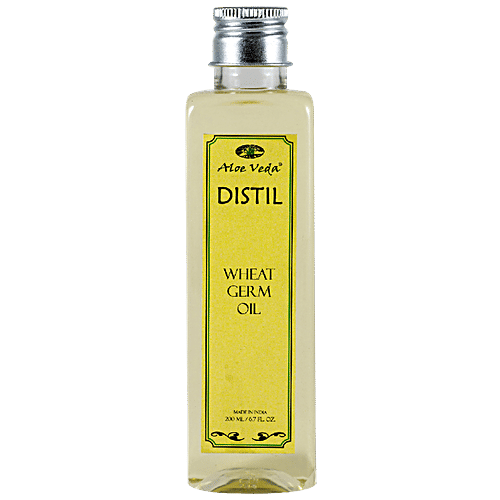 Aloe Veda Massage Oil - Wheat Germ Oil, 200 ml  